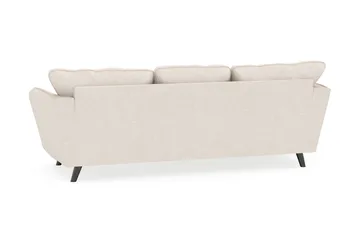 Trend Lyx 3-seters Venstrevendt L-formet Sjeselongsofa i Stoff - Beige - Møbler - Sofaer - Sofaer med sjeselong - 4 seters sofa med divan