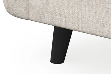 Trend Lyx 3-seters Venstrevendt L-formet Sjeselongsofa i Stoff - Beige - Møbler - Sofaer - Sofaer med sjeselong - 4 seters sofa med divan