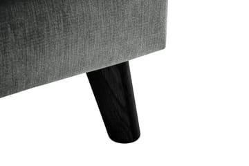 Trend Lyx 3-seters Venstrevendt L-formet Sjeselongsofa i Stoff - Grå - Møbler - Sofaer - Sofaer med sjeselong - 4 seters sofa med divan