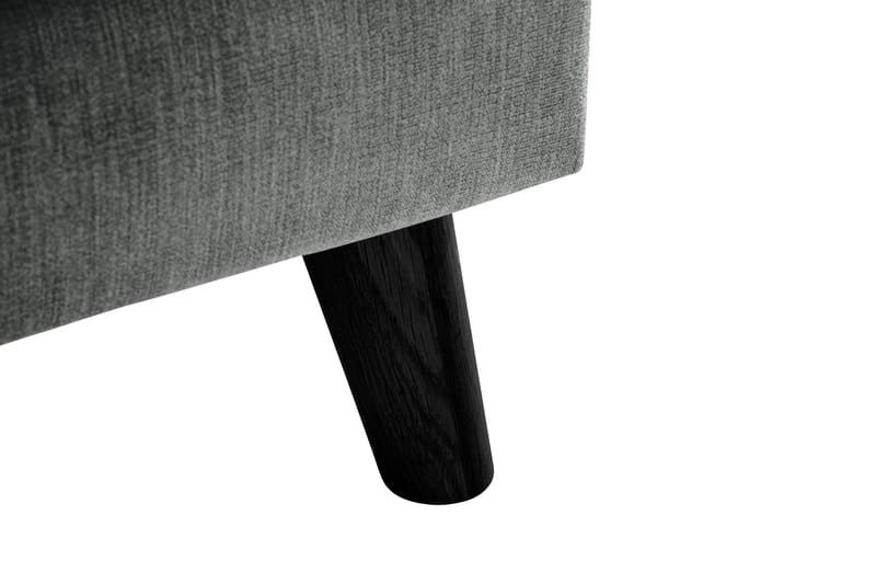 Trend Lyx 3-seters Venstrevendt L-formet Sjeselongsofa i Stoff - Grå - Møbler - Sofaer - Sofaer med sjeselong - 4 seters sofa med divan