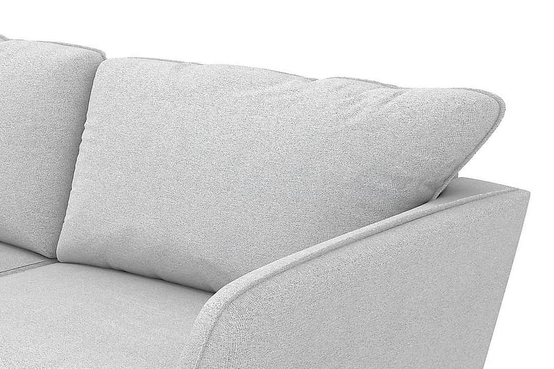 Trend Lyx 3-seters Venstrevendt L-formet Sjeselongsofa i Stoff - Lys grå - Møbler - Sofaer - Sofaer med sjeselong - 4 seters sofa med divan