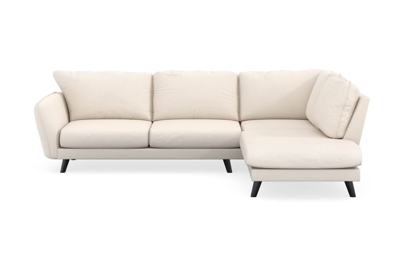 Trend Lyx 4-seters Høyrevendt L-formet Sjeselongsofa i Manchester, Beige