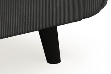 Trend Lyx 4-seters Høyrevendt L-formet Sjeselongsofa i Manchester - Mørk grå - Møbler - Sofaer - Sofaer med sjeselong - 4 seters sofa med divan
