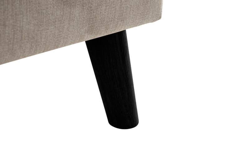 Trend Lyx 4-seters Høyrevendt L-formet Sjeselongsofa i Stoff - Beige - Møbler - Sofaer - Sofaer med sjeselong - 4 seters sofa med divan