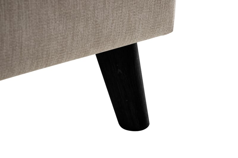 Trend Lyx 4-seters Høyrevendt L-formet Sjeselongsofa i Stoff - Beige - Møbler - Sofaer - Sofaer med sjeselong - 4 seters sofa med divan