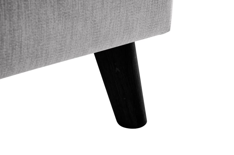 Trend Lyx 4-seters Høyrevendt L-formet Sjeselongsofa i Stoff - Lys grå - Møbler - Sofaer - Sofaer med sjeselong - 4 seters sofa med divan