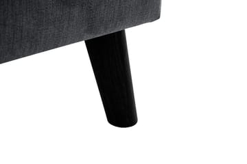 Trend Lyx 4-seters Høyrevendt L-formet Sjeselongsofa i Stoff - Mørk grå - Møbler - Sofaer - Sofaer med sjeselong - 4 seters sofa med divan