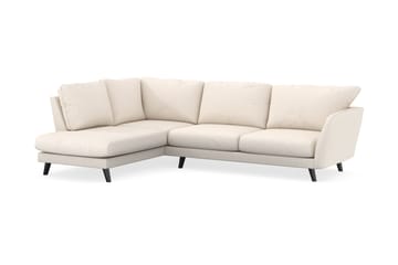 Trend Lyx 4-seters Venstrevendt L-formet Sjeselongsofa i Manchester - Beige - Møbler - Sofaer - Sofaer med sjeselong - 4 seters sofa med divan
