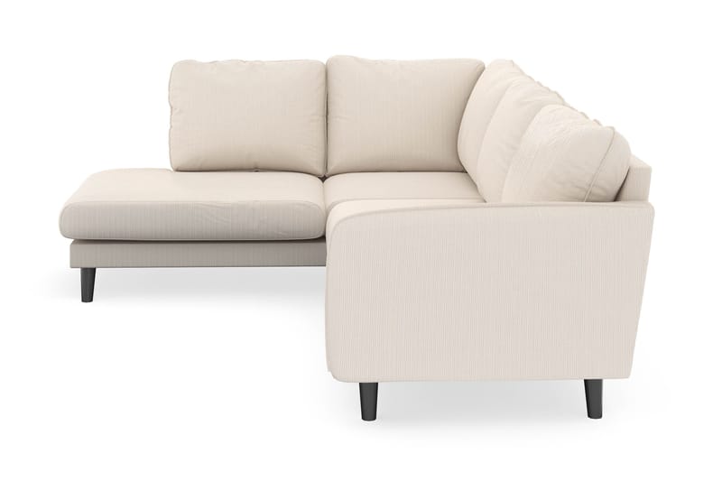 Trend Lyx 4-seters Venstrevendt L-formet Sjeselongsofa i Manchester - Beige - Møbler - Sofaer - Sofaer med sjeselong - 4 seters sofa med divan