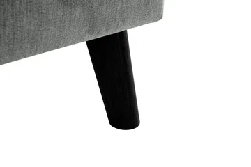 Trend Lyx 4-seters Venstrevendt L-formet Sjeselongsofa i Stoff - Grå - Møbler - Sofaer - Sofaer med sjeselong - 4 seters sofa med divan