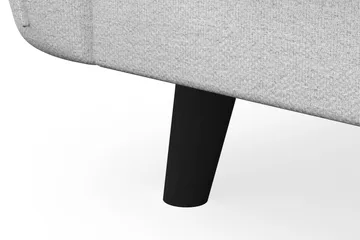 Trend Lyx 4-seters Venstrevendt L-formet Sjeselongsofa i Stoff - Lys grå - Møbler - Sofaer - Sofaer med sjeselong - 4 seters sofa med divan