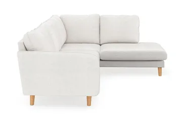 Trend Lyx Sjeselongsofa Høyre - Hvit|Bouclé - Møbler - Sofaer - Sofaer med sjeselong - 4 seters sofa med divan