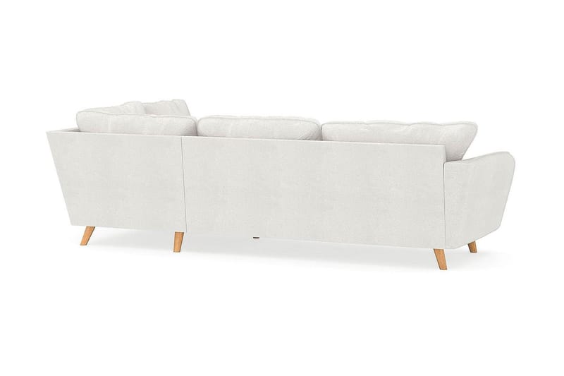 Trend Lyx Sjeselongsofa Høyre - Hvit|Bouclé - Møbler - Sofaer - Sofaer med sjeselong - 4 seters sofa med divan