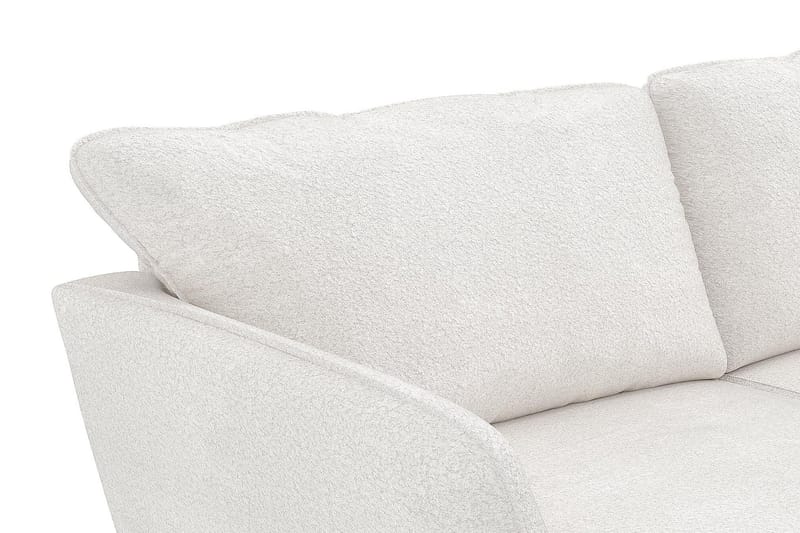 Trend Lyx Sjeselongsofa Høyre - Hvit|Bouclé - Møbler - Sofaer - Sofaer med sjeselong - 4 seters sofa med divan