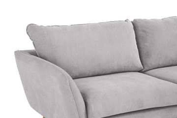 Trend Lyx Sjeselongsofa Høyre - Lysegrå/Eik - Møbler - Sofaer - Sofaer med sjeselong - 4 seters sofa med divan