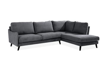 Trend Lyx Sjeselongsofa Høyre - Mørkegrå - Møbler - Sofaer - Sofaer med sjeselong - 4 seters sofa med divan