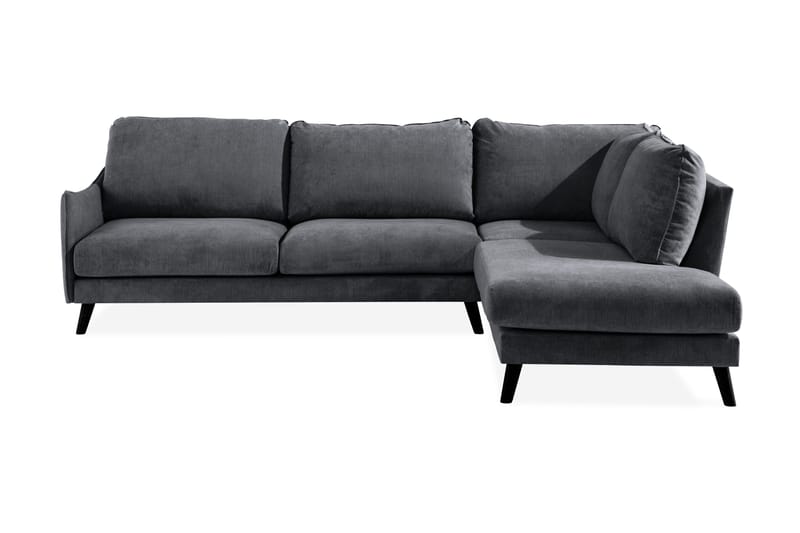 Trend Lyx Sjeselongsofa Høyre - Mørkegrå - Møbler - Sofaer - Sofaer med sjeselong - 4 seters sofa med divan