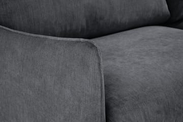 Trend Lyx Sjeselongsofa Høyre - Mørkegrå - Møbler - Sofaer - Sofaer med sjeselong - 4 seters sofa med divan