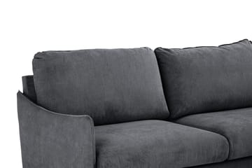 Trend Lyx Sjeselongsofa Høyre - Mørkegrå/Eik - Møbler - Sofaer - Sofaer med sjeselong - 4 seters sofa med divan