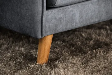 Trend Lyx Sjeselongsofa Høyre - Mørkegrå/Eik - Møbler - Sofaer - Sofaer med sjeselong - 4 seters sofa med divan