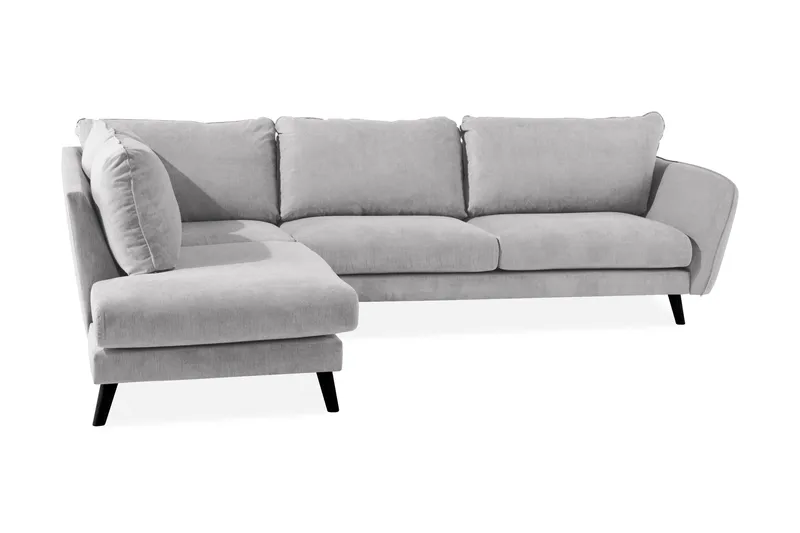 Trend Lyx Sjeselongsofa Venstre - Lysegrå - Møbler - Sofaer - Sofaer med sjeselong - 4 seters sofa med divan