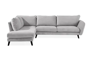 Trend Lyx Sjeselongsofa Venstre - Lysegrå - Møbler - Sofaer - Sofaer med sjeselong - 4 seters sofa med divan
