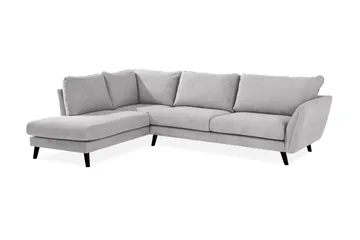 Trend Lyx Sjeselongsofa Venstre - Lysegrå - Møbler - Sofaer - Sofaer med sjeselong - 4 seters sofa med divan