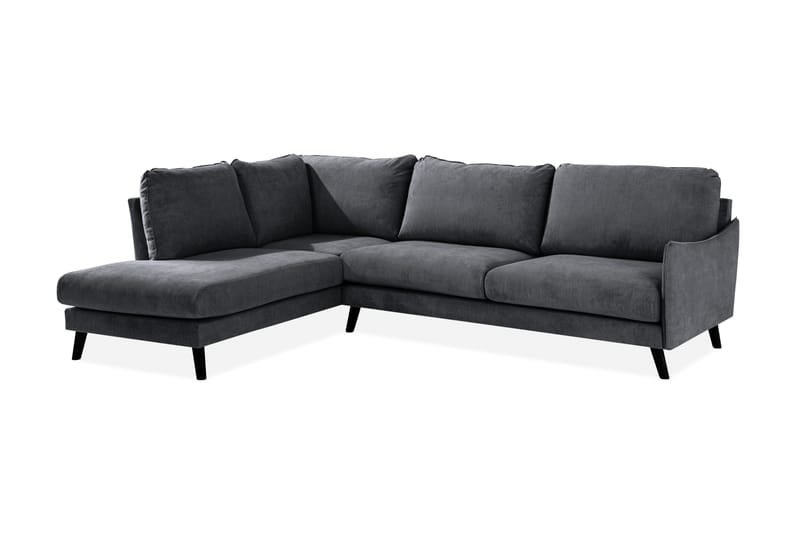 Trend Lyx Sjeselongsofa Venstre - Mørkegrå - Møbler - Sofaer - Sofaer med sjeselong - 4 seters sofa med divan