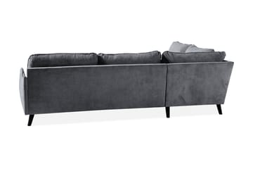 Trend Lyx Sjeselongsofa Venstre - Mørkegrå - Møbler - Sofaer - Sofaer med sjeselong - 4 seters sofa med divan