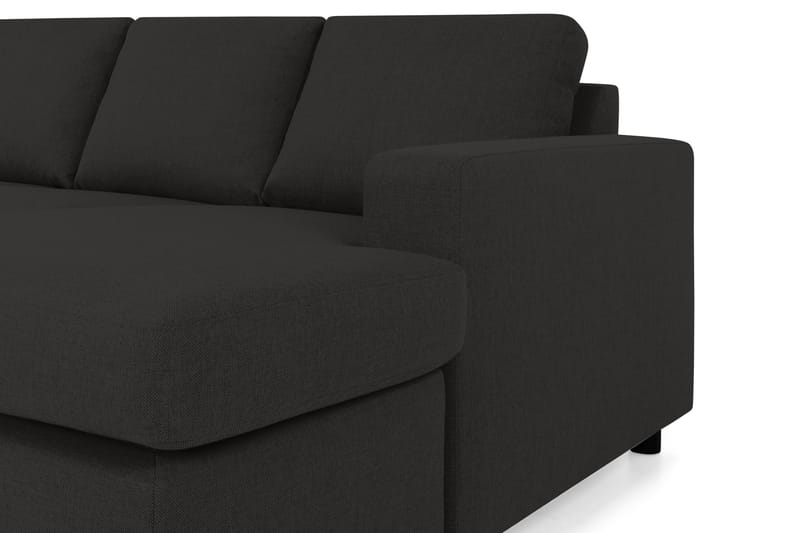 U-sofa Nevada Large Divan Høyre - Antrasitt - 4 seters sofa med divan - U-sofa