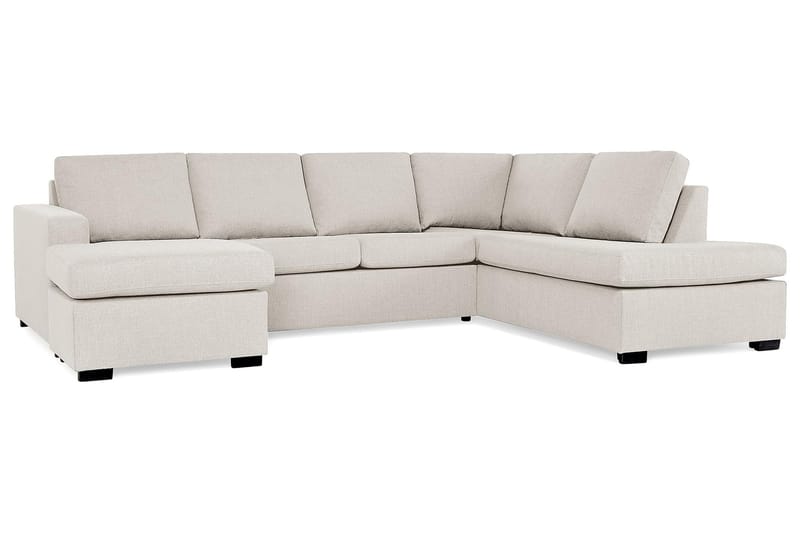 U-sofa Nevada Large Divan Venstre - Beige - 4 seters sofa med divan - U-sofa