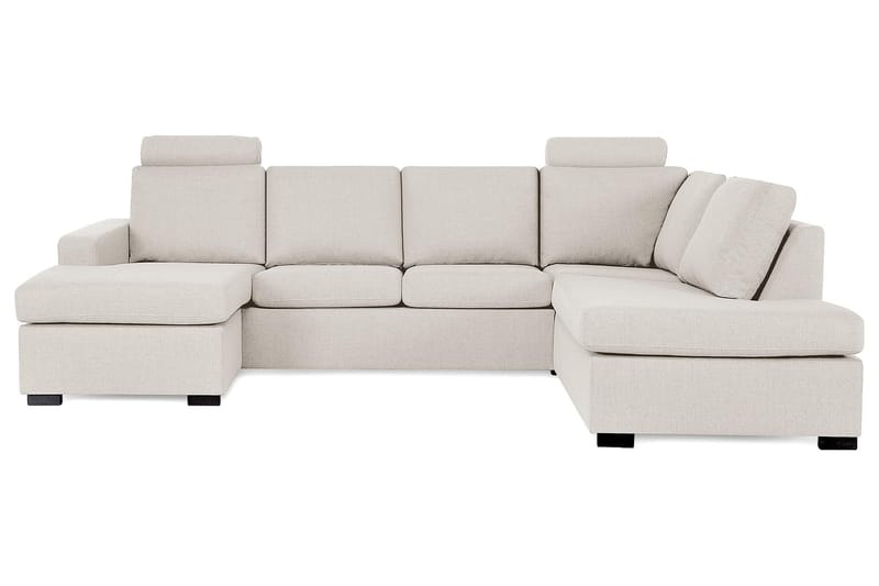 U-sofa Nevada Large Divan Venstre - Beige - 4 seters sofa med divan - U-sofa