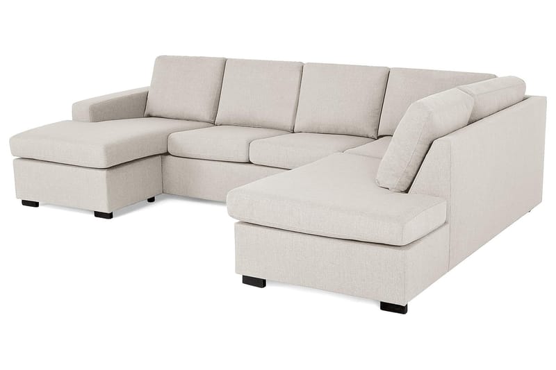 U-sofa Nevada Large Divan Venstre - Beige - 4 seters sofa med divan - U-sofa