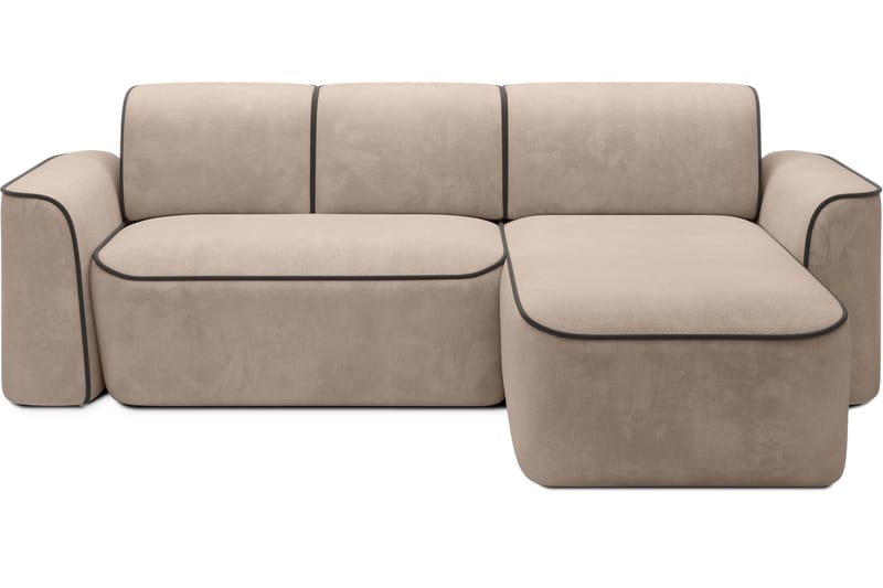 Ume 4-seters Sofa med Divan, Krem