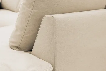 Valencia Ekstra dyp 4-seters sofa med sjeselong høyre - Beige - Møbler - Sofaer - Sofaer med sjeselong - 4 seters sofa med divan