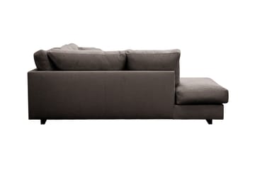 Valencia Ekstra Dyp 4-seters sofa med Sjeselong Venstre - Mørkegrå - Møbler - Sofaer - Sofaer med sjeselong - 4 seters sofa med divan