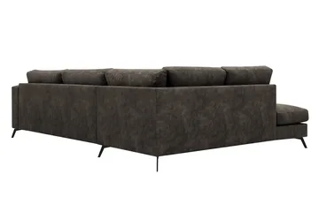 4-sits Soffa med Schäslong Scandinavian Choice Preston 96 Vänster Svart - Møbler - Sofaer - Sofaer med sjeselong - 4 seters sofa med divan