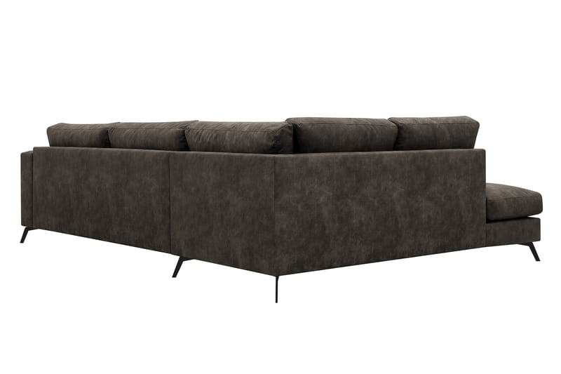 4-sits Soffa med Schäslong Scandinavian Choice Preston 96 Vänster Svart - Møbler - Sofaer - Sofaer med sjeselong - 4 seters sofa med divan