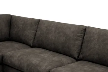 4-sits Soffa med Schäslong Scandinavian Choice Preston 96 Vänster Svart - Møbler - Sofaer - Sofaer med sjeselong - 4 seters sofa med divan