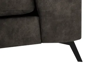 4-sits Soffa med Schäslong Scandinavian Choice Preston 96 Vänster Svart - Møbler - Sofaer - Sofaer med sjeselong - 4 seters sofa med divan