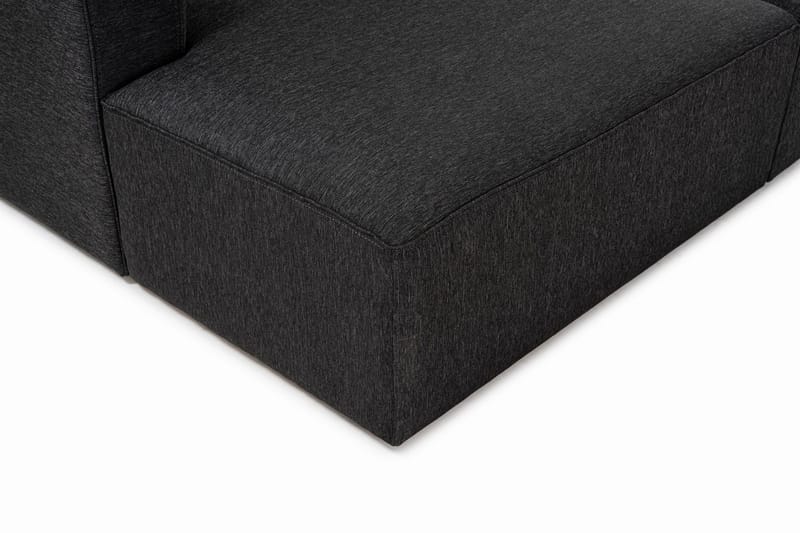 Abbas 4-seters Sofa med Divan - Antrasitt - Møbler - Sofaer - Sofaer med sjeselong - 4 seters sofa med divan