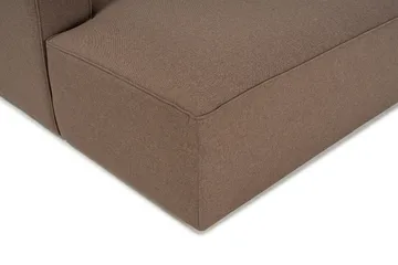 Abbas 4-seters Sofa med Divan - Brun - Møbler - Sofaer - Sofaer med sjeselong - 4 seters sofa med divan
