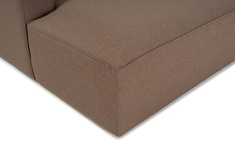 Abbas 4-seters Sofa med Divan - Brun - Møbler - Sofaer - Sofaer med sjeselong - 4 seters sofa med divan
