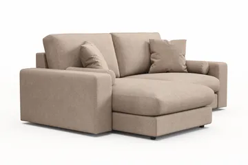 Adelsö by Gynning 3-seter Vendbar L-formet Dyp Divansofa i stoff - Beige - Møbler - Sofaer - Sofaer med sjeselong - 3 seters sofa med divan