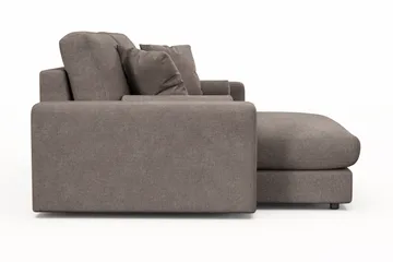 Adelsö by Gynning 3-seter Vendbar L-formet Dyp Divansofa i stoff - Brun - Møbler - Sofaer - Sofaer med sjeselong - 3 seters sofa med divan