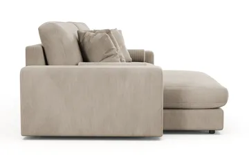 Adelsö by Gynning 4-seter Vendbar L-formet Dyp Divansofa i Manchester - Greige - Møbler - Sofaer - Sofaer med sjeselong - 4 seters sofa med divan