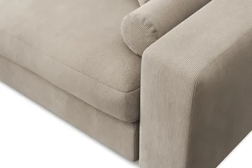 Adelsö by Gynning 4-seter Vendbar L-formet Dyp Divansofa i Manchester - Greige - Møbler - Sofaer - Sofaer med sjeselong - 4 seters sofa med divan