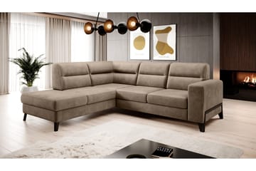 Anglika Sofa m. Sjeselong 4-seters - Beige - Møbler - Sofaer - Sofaer med sjeselong - 4 seters sofa med divan