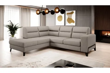Anglika Sofa m. Sjeselong 4-seters - Beige - Møbler - Sofaer - Sofaer med sjeselong - 4 seters sofa med divan