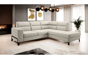 Anglika Sofa m. Sjeselong 4-seters - Beige - Møbler - Sofaer - Sofaer med sjeselong - 4 seters sofa med divan